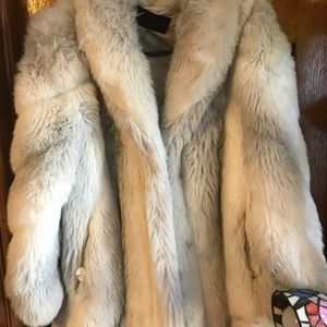 White Faux Fur coat